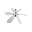 Ventilador Techo Lampara Led E27 Con Control Remoto 15w Cct