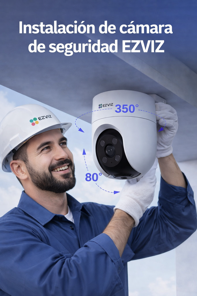 Ezviz H8c 2mpx camara wifi alarma app + instalacion a domicilio