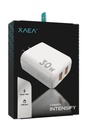 Xaea Intensify Cargador Celular 220V 30W - 2 Usb + Cable Tipo C Mod600-102