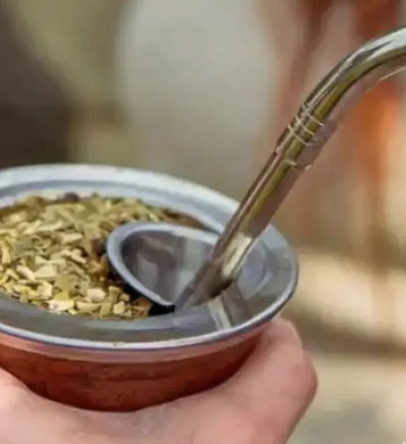 Cosito del Mate para cebar yerba , rinde mas Acero inox.