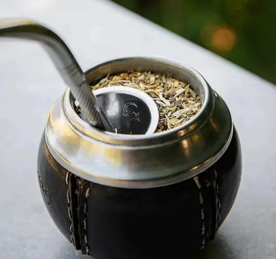 Cosito del Mate para cebar yerba , rinde mas Acero inox.