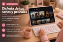 Tablet Iweggo 10”Android 15- Hasta 18Gb Ram (6 Gb Ram Expandibles ) 128Gb Tecladofunda Mouse Pink Rosa (X003X1Eojr) (copia)