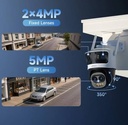 IMOU IPC-S76DP-13M0N Cruiser Pano Z camara cuadruple wifi exterior 13mpx