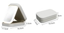 Espejo Joyero Porta maquillaje con luz led 3 tonos 