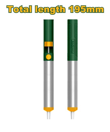 Jadever JDXX1601 BOMBA DESOLADORA, DIAMETRO DE LA BOQUILLA 5.5MM, DIAMETRO DE LA BOMBA DE SUCCION DE ESTAÑO 20MM, LONGITUD TOTAL 195MM