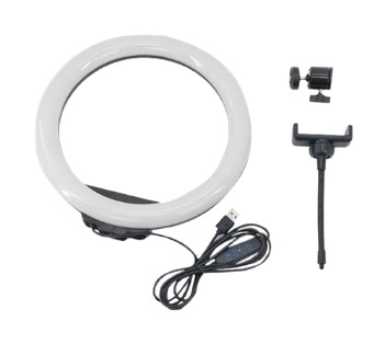 Etheos ETALT Aro de luz  26cm led con tripode 1.9mt incluido