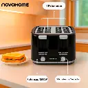 Novohome Nh-To040 Tostadora 4 Rebanadas 7 Niveles 1500W