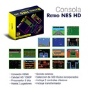 LEVEL UP CONSOLA DE JUEGOS RETRO NES HDMI 8 BIT 500 JUEGOS 2 JOYSTICK