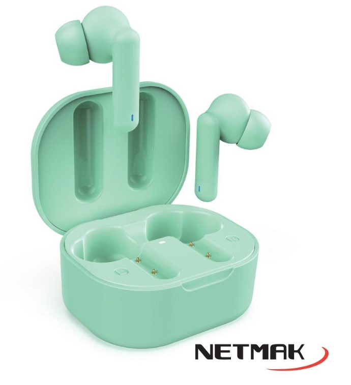 NETMAK NM-AIR5 PRO-G - AURICULAR BLUETOOTH VERDE