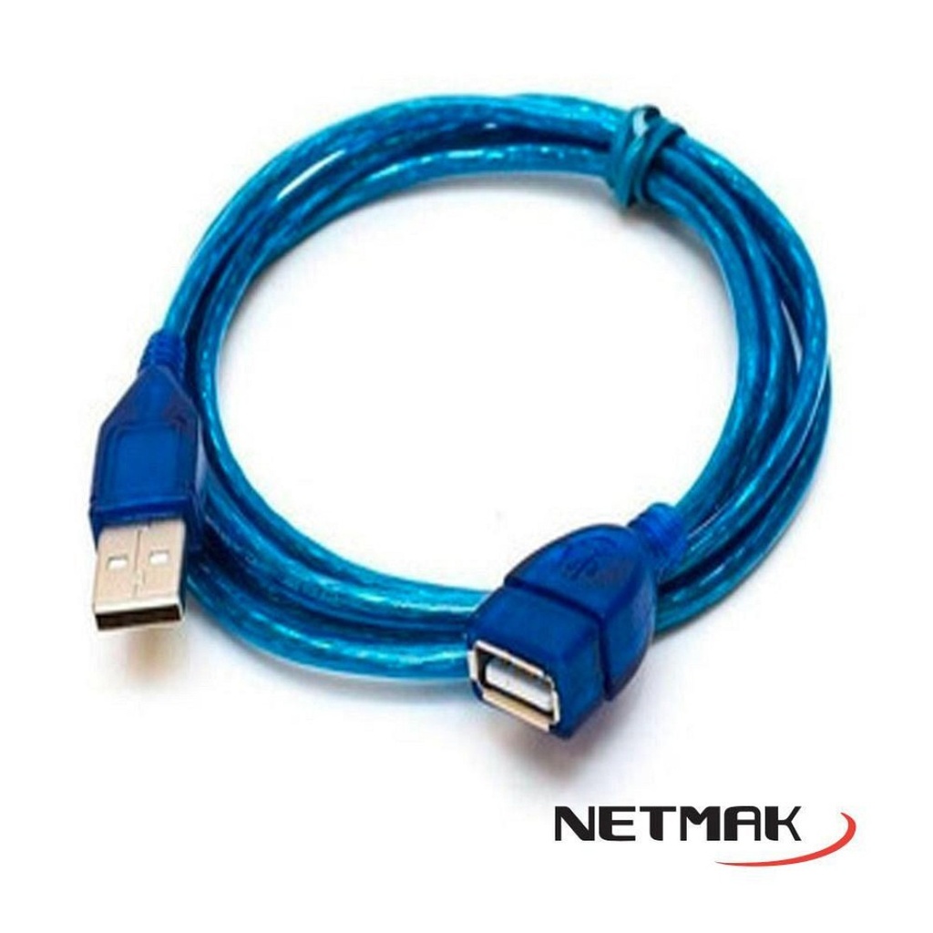 Netmak Nm-C09 1.8 Cable Alargue Extensor Usb 2.0 1.8 Mts