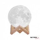 Netmak Nm-Moon Lampara Luna 3D Led 12 Cm