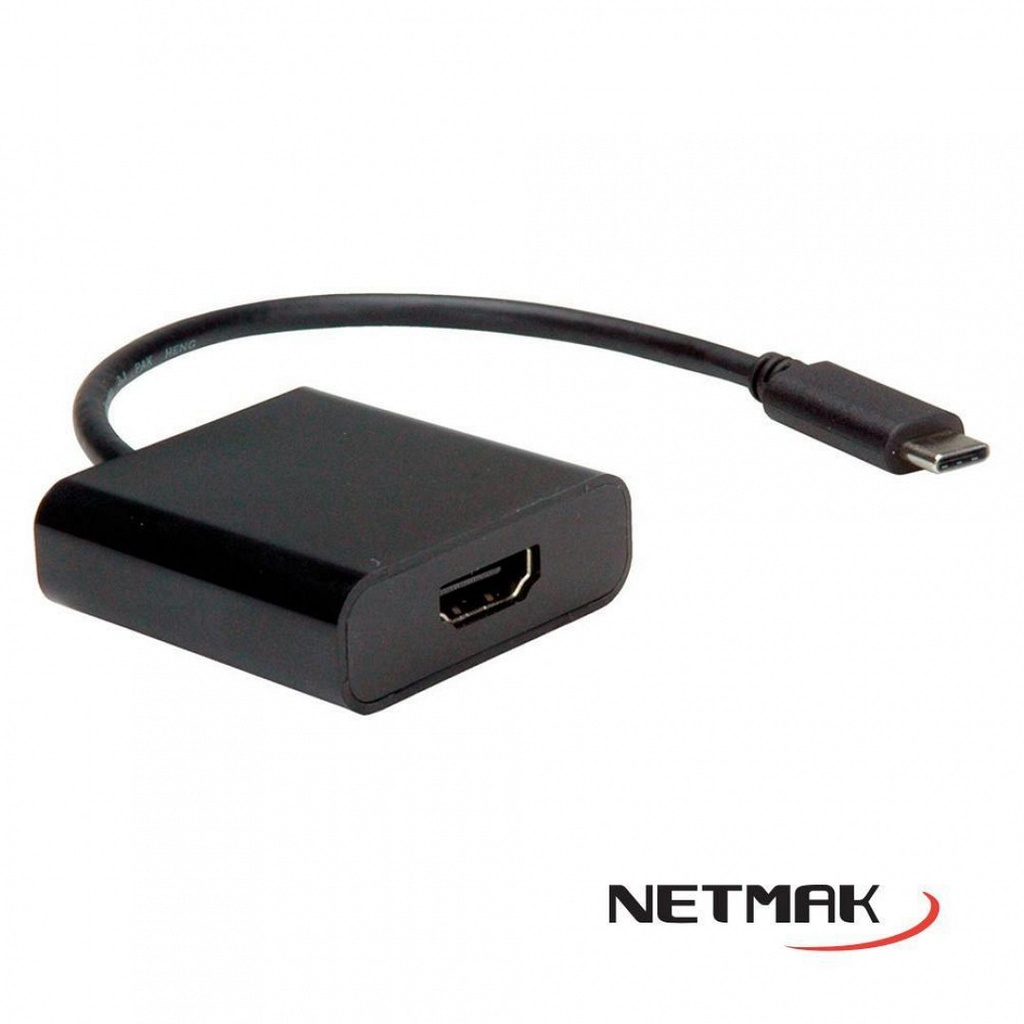 Netmak Nm-Tc66 Adaptador Tipo C (M) A Hdmi(H)