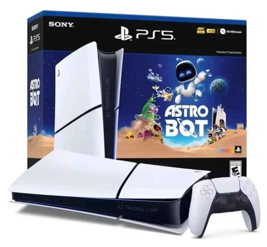 Sony Consola Ps5 Playstation 5 Digital 1Tb Slim - Astrobot - A pedido!