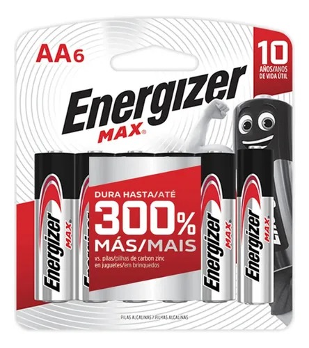 Energizer Pila Alcalina Aaa Blister X 6 Unidades Eneaaa6