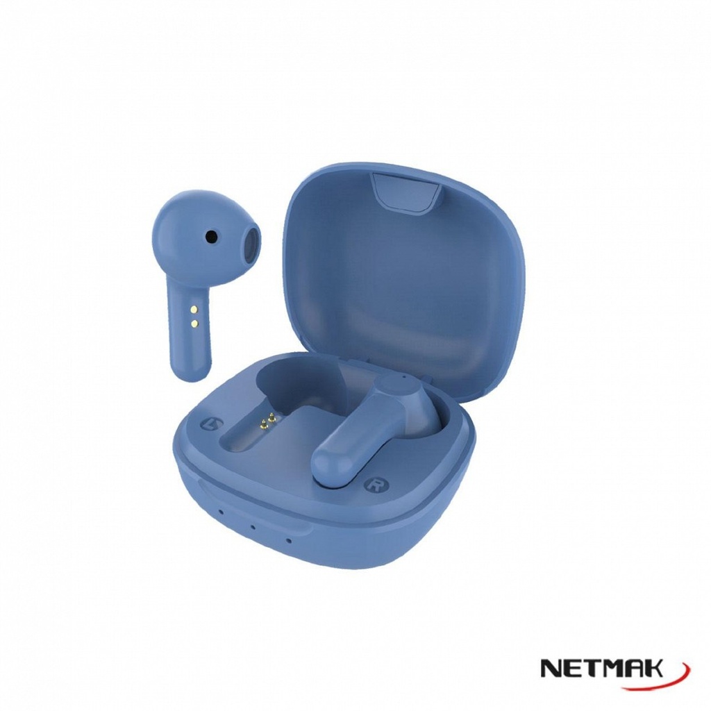 Netmak Nm-Miko-B Auricular Bluetooth Tws Touch Azul