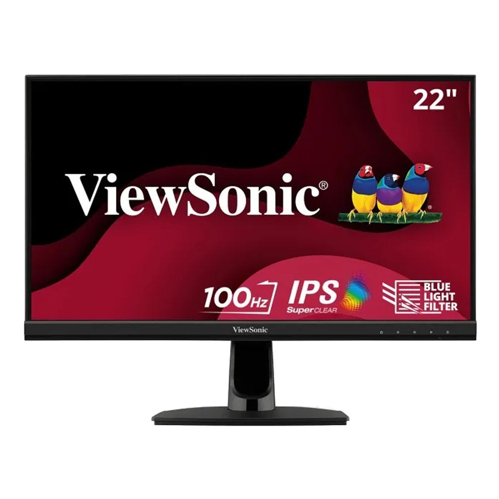 Viewsonic Monitor 22" Sin Borde 100Hz 0.5Ms Hdmi Vga Full Hd Va2214-H 
