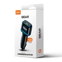 Only Cargador 12V Gear 4.8A 1 Usb + 1 Tc + Cable Tipo C Mods-504Gear 