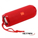 Netmak Nm-Flow-R Parlante Portatil Bluetooth 10W Color Rojo