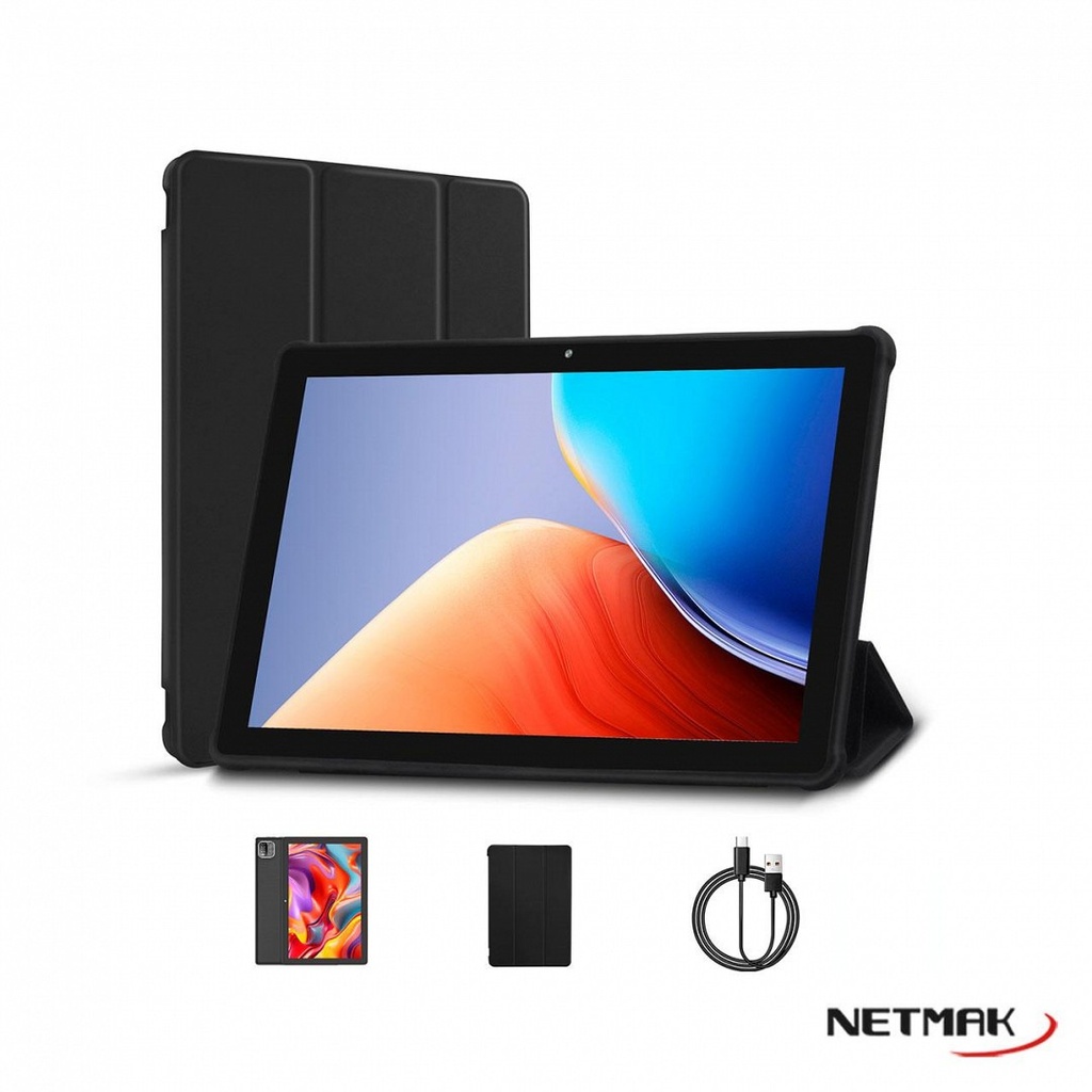 Netmak Nm-Xplorer-Pro Tablet 10" Ips 4Gb 64Gb Android 14 Con Funda