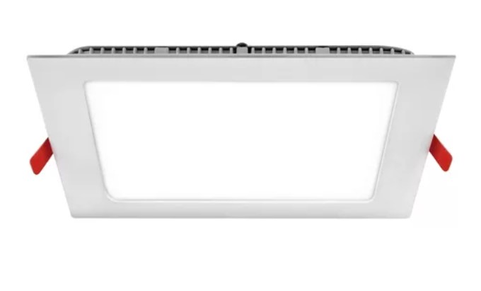 Novoled Nov-Pec6C Plafon Panel De Embutir Cuadrado 6W Blanco Cálido
