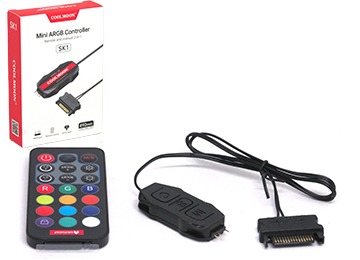 Controladora Argb 5V 3 Pines A Sata Con Control Remoto Tp-19603