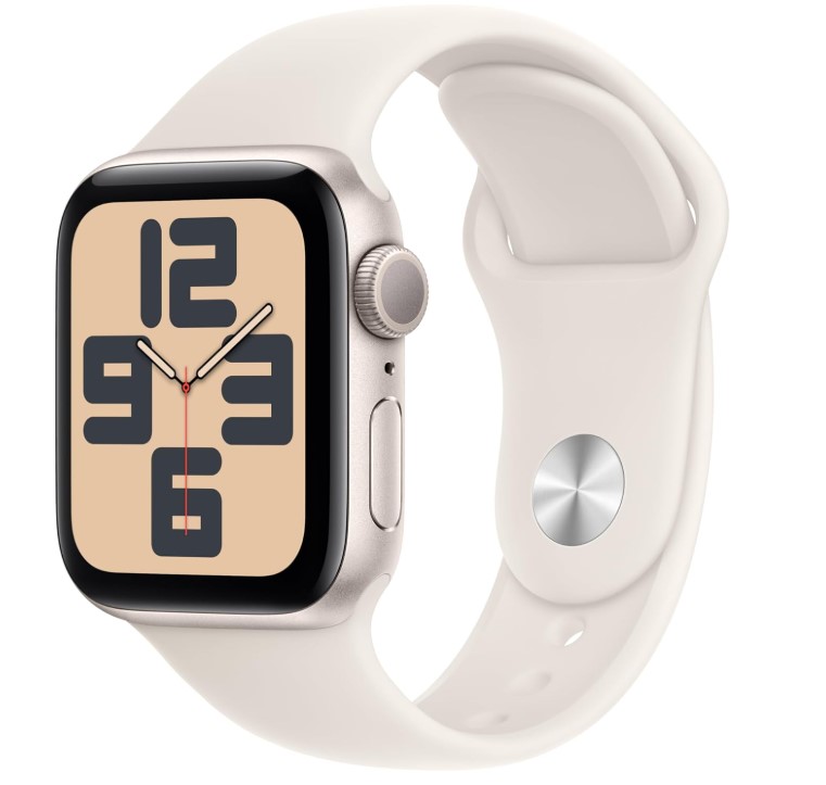 Apple MXEF3LL/A Watch SE 2 GPS Alumínio 40mm Star - Deportiva Estelar S/M