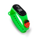 Only Reloj Watch Digital Táctil Recargable Solo Hora Frutilla