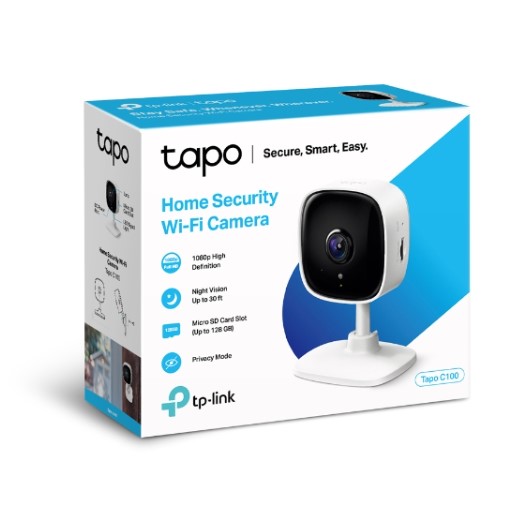 Tplink Tapo C100 Camara Ip Wifi Day/Night Sd Wifi Interior