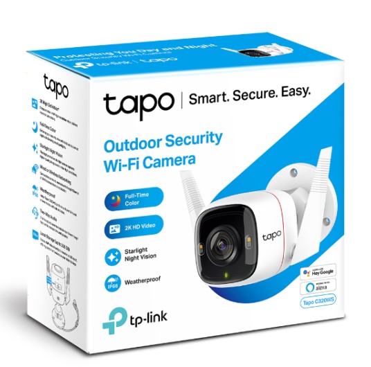 Tplink Tapo C320Ws Camara Ip Wifi Day/Night Sd Wifi Exterior