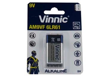 Pila Bateria Vinnic 9V Am9Vf X Unidad