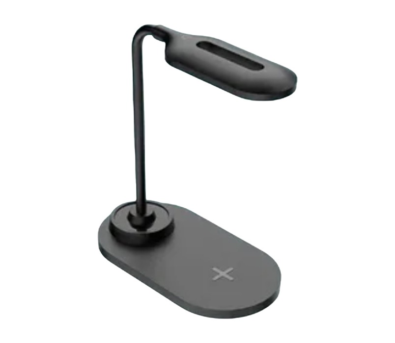 Pronext Velador Negro Con Cargador De 10W Táctil 3 Intensidades Lamp 10W N