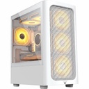 Formula V Gabinete Gamer Air Mesh G3 White Matx + 1 Fan