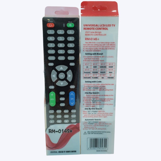 Megalite Control Remoto Universal Smart Tv Led/Lcd Rm014S 