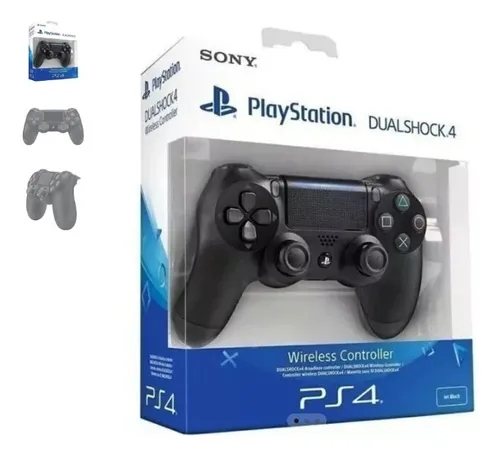 Joystick Sony Ps4 Playstation 4 Bluetooth Incluye Cable Microusb Negro Replica