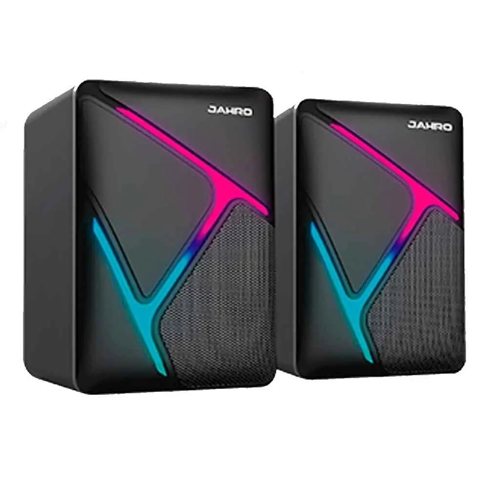 Jahro Parlante Pc 2.0 S-521 2 Parlantes 2" 3W+3W Usb Rgb