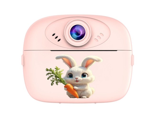 Camara Kids Modz-C03 Rosa Con Impresora Termica Camara Frontal Y Trasera