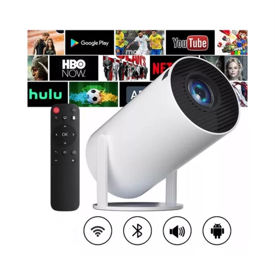 Xaea Proyector Orva Hy300Pro Mods 002 Resolución Fhd 150 Lúmenes 150" Bluetooth  Wifi Android 11 Compatible Ios