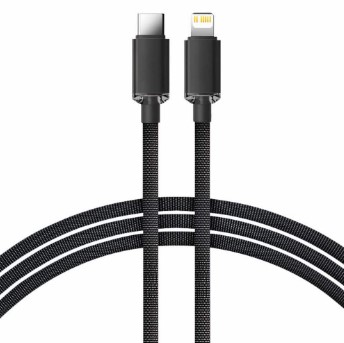 Xaea Hera Cable Tipo C A Lightning Iphone Reforzado Mallado 1.5Mts Carga Rapida