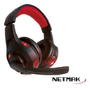 NETMAK NM-VENGER PC Auricular Gamer Led Lights retroiluminado USB