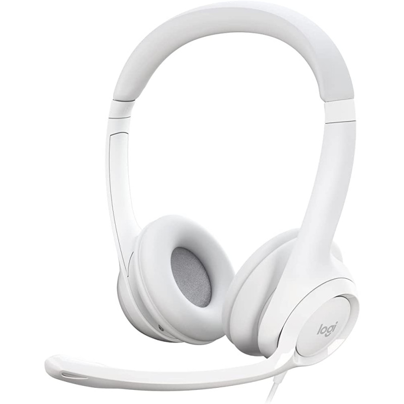 Logitech H390 - Auricular Usb Con Microfono White
