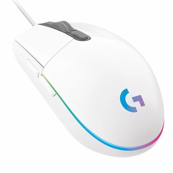 Logitech G203 Lightsync Gaming - Mouse Gamer 6D 8000Dpi Con Luz Rgb Blanco
