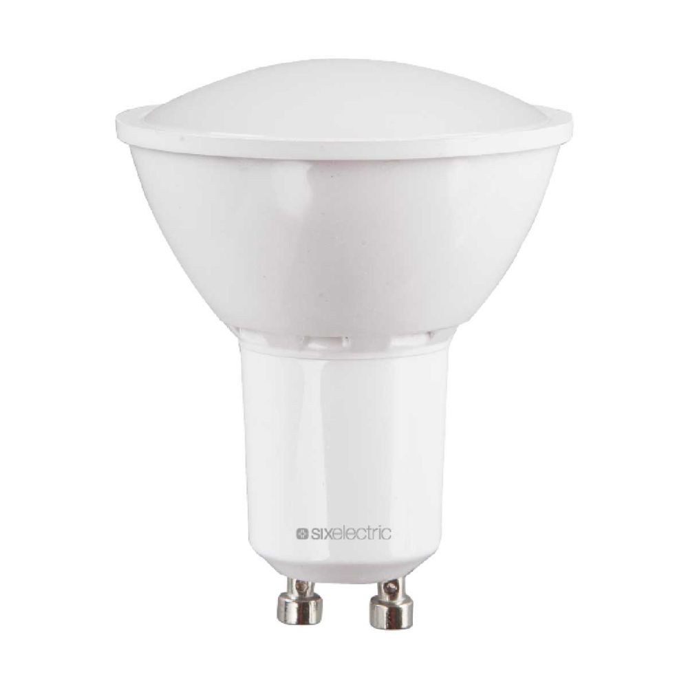 Sixelectric Lámpara Dicroica Led 6W 36° Gu10 Luz Cálida 3000K 