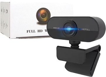 Webcam Q8 Usb 2.0 1080P Fhd 1920X1080 2Mp 30 Fps Cable 1.3Mts Con Micrófono