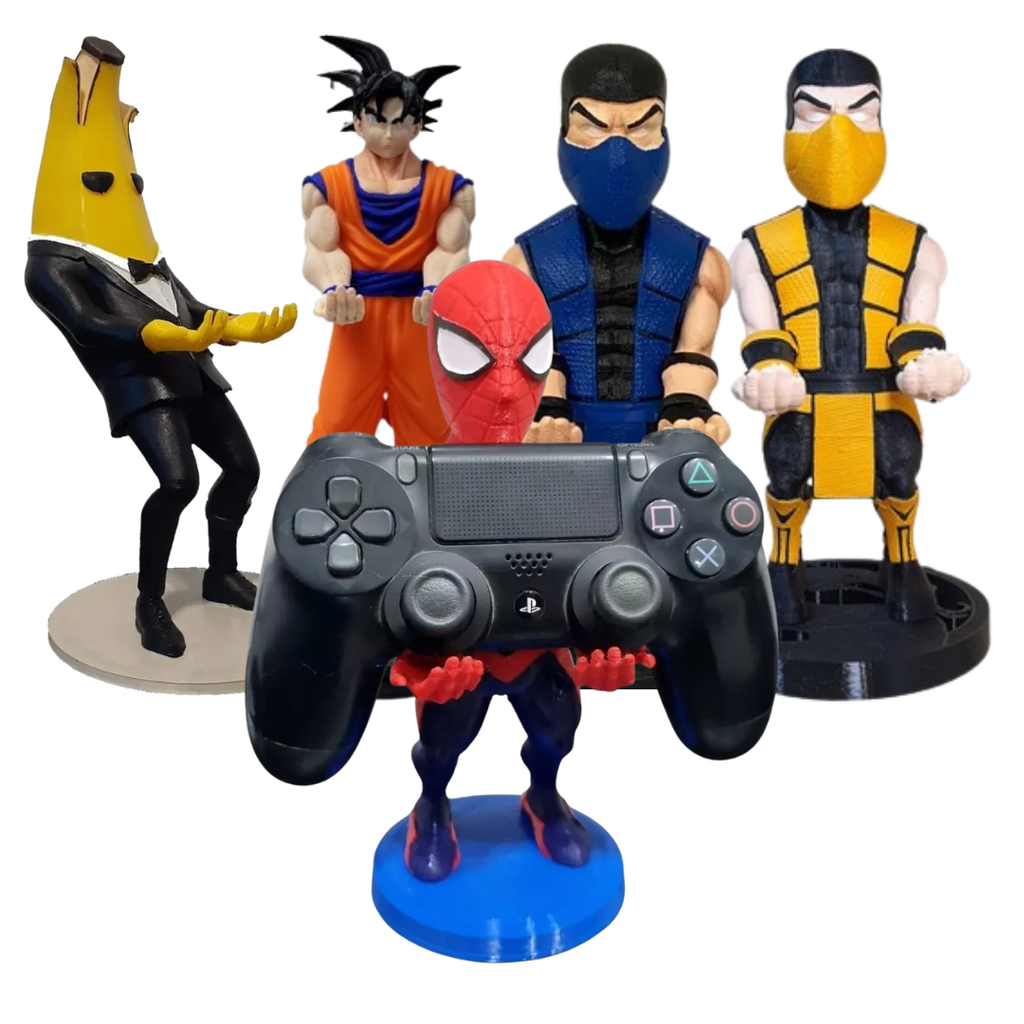 Soporte Joystick Personajes Y Superheroes 3D 25Cm 