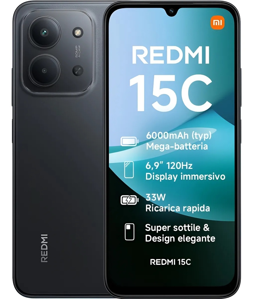 Xiaomi Celular Libre 15C 16Gb (8Gb+8Gb) 256Gb 4G 33W 50Mpx