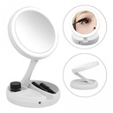 Espejo Redondo Con Luz Led Doble Cara Recargable Hytoshy Ht-988E