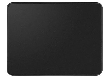 Pad Mouse Jng Small 18X22Cm Antideslizante Bordes Cocidos Negro 