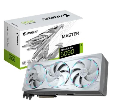 GIGABYTE Placa de Video AORUS GeForce RTX 5090 MASTER ICE 32G