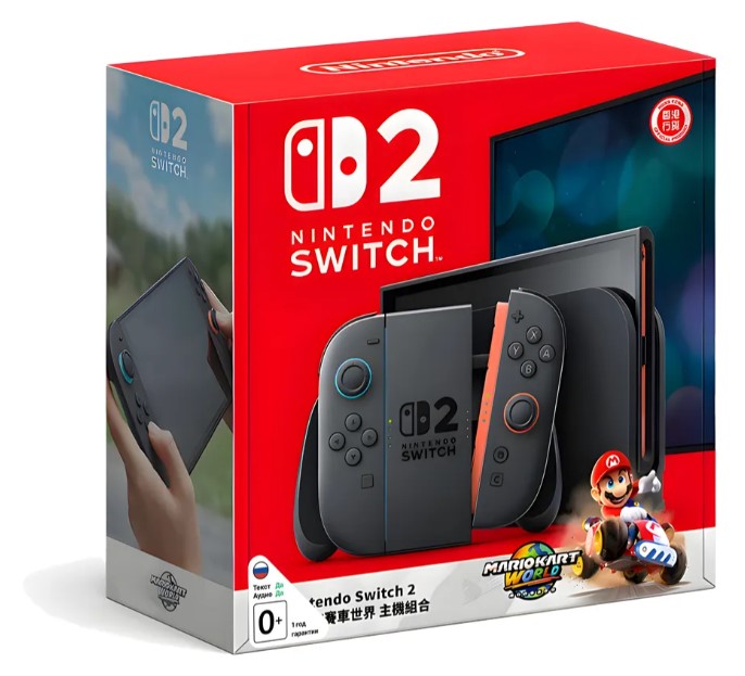 Nintendo Switch 2 256Gb Hk + Mario Kart World Negro 