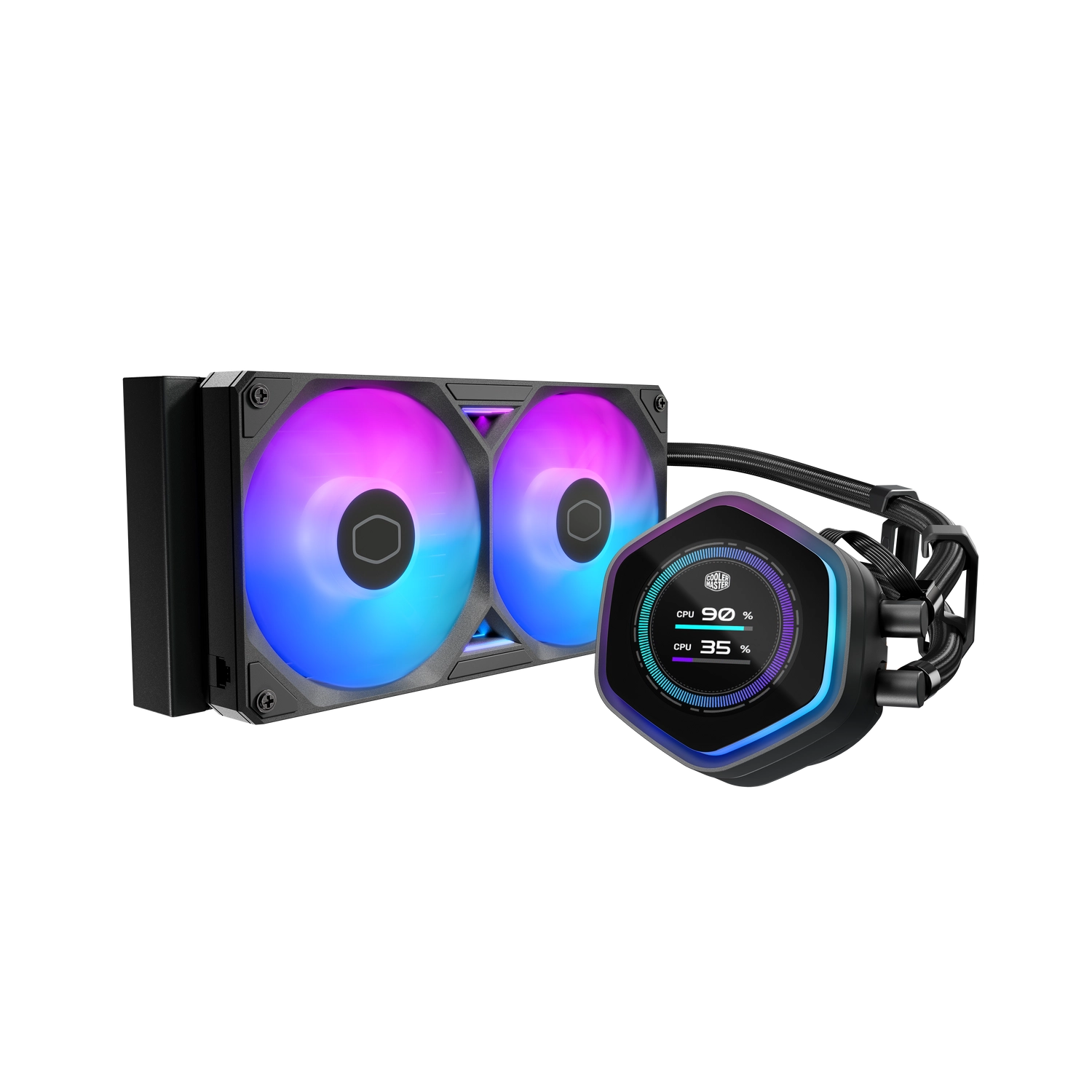 Water Cooler Cm Masterliquid 240 Atmos Ii Lcd Argb